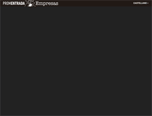 Tablet Screenshot of empreses.promentrada.com